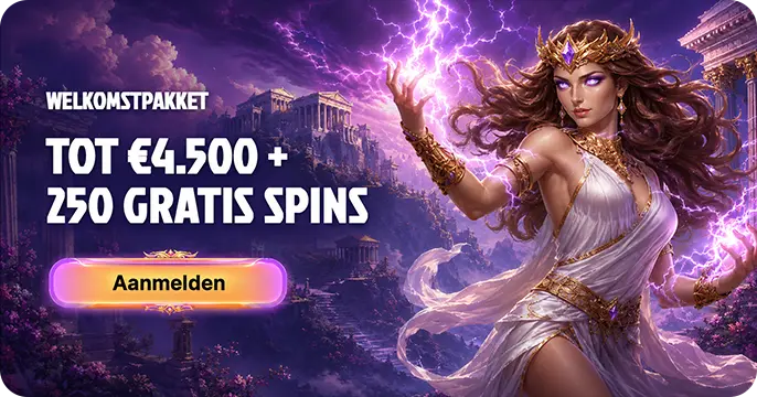 LiraLuck welkomstpakket tot €4.500 + 250 FS