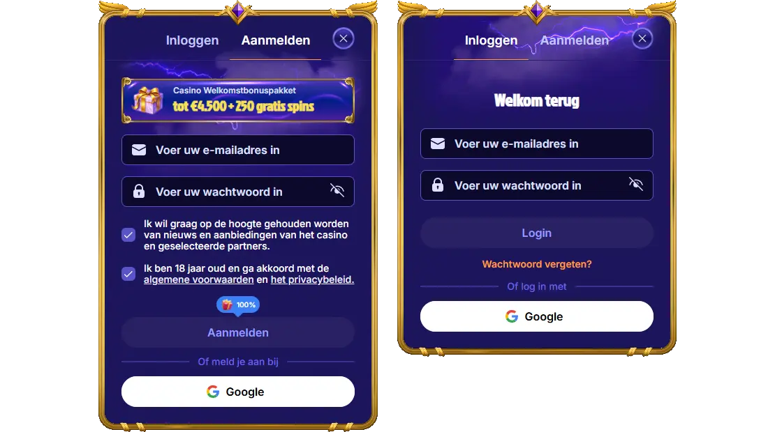 Registratie en LiraLuck Casino Login